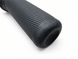 Closed end of the ribbed twist grip on the Coleman EVB200 throttle assembly