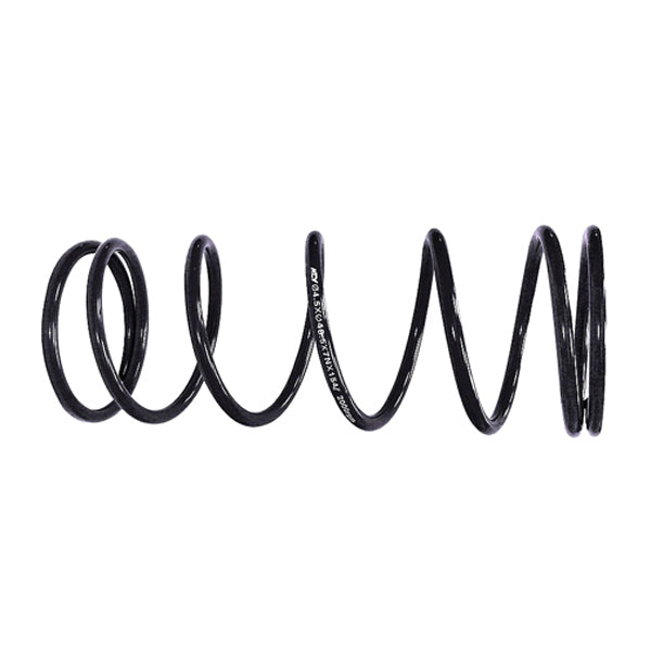 Compression Spring for 125cc Yamaha Scooters: a black coil, essential for engaging the belt and managing gear transitions in Yamaha Vino 125cc and Zuma 125cc scooters.