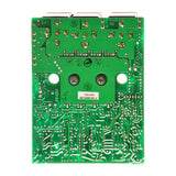 PCB Controller Board for the Pride Rally (SC150/SC155) featuring numerous small holes and a prominent white circle, essential for the scooter's electronic operating system.