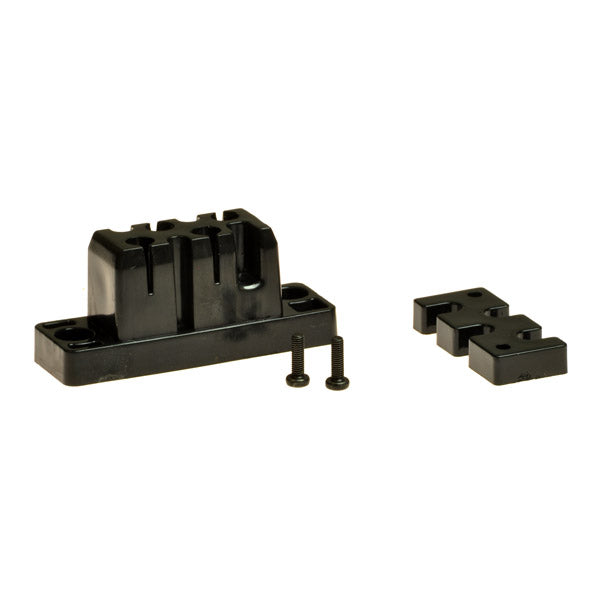 Controller, Motor, and Brake Connector for the Go-Go Elite Traveller (SC40E/SC44E), Go-Go Elite Traveller Plus (SC53/SC54), and Elite Traveller Plus HD (SC54HD), featuring a black plastic piece with screws and holes.