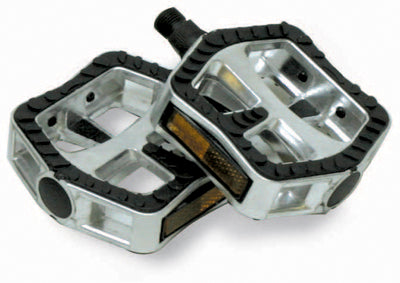 Cruiser Rubber Grip Pedals, a pair of sturdy bicycle pedals by Sunlite, designed for enhanced grip and comfort, suitable for various scooters and bikes.