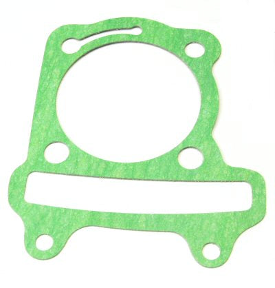 Cylinder Gasket for 170cc and 180cc GY6 QMI152/157 and QMJ152/157 Engines, featuring multiple holes arranged in a circular pattern. Suitable for various scooters and ATVs with Chinese-built engines.