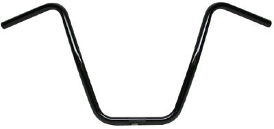 D-Cruiser Handlebar (7/8 Tube) in classic monkey bar style, black finish, 13-1/2 tall, by Sunlite, known for quality bike parts and accessories.