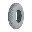 8x2 (200x50) Foam-Filled Mobility Tire with IA-2817 Tread, featuring a smooth, round profile and an in-cut tread pattern, designed for flat-free use in mobility scooters and power chairs.