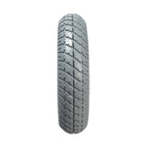 Close-up of a Primo 14x3 (3.00-8) foam-filled mobility tire with C9210 Durotrap tread, flush profile, and 2.25 bead width, designed for Jazzy and Jet power chairs.