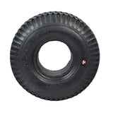 3.00-4 (10x3, 260X85) Foam-Filled Mobility Tire with Powertrax C248 Turf Tread, suitable for various older mobility scooters and power chairs, showcasing its detailed tread pattern for enhanced traction.