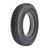 14x3 (3.00-8) Black Foam-Filled Mobility Tire (Flush Profile; 2 Bead Width) with C248 Powertrax Tread (Primo), showcasing a durable knobby tread pattern designed for scooters and power chairs.