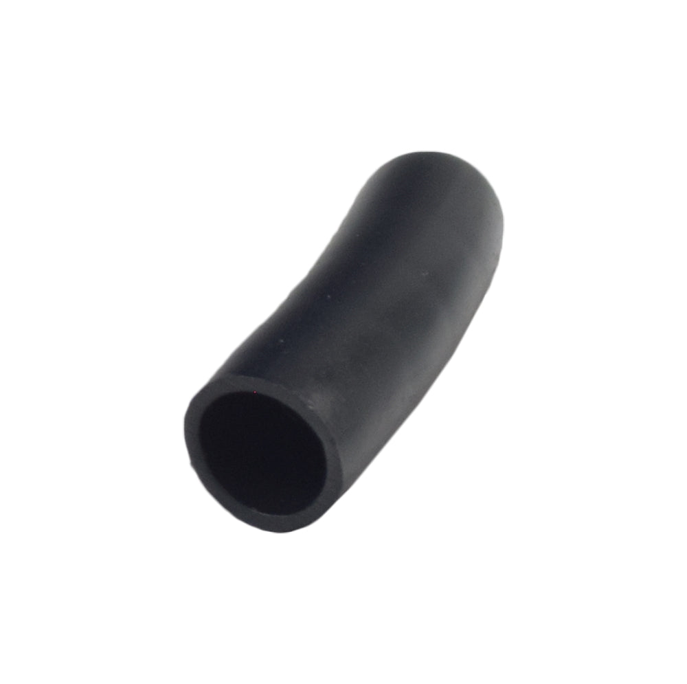 Locking Lever Rubber Tip for the Elevating Leg Rest (LK3JELR) on Drive Medical Blue Streak, Cirrus, Cruiser, & Silver Sport Wheelchairs – a black cylindrical tube with a hole.