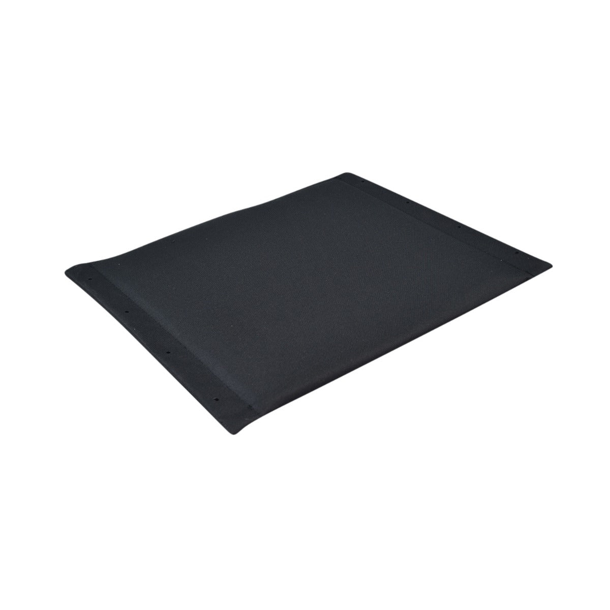 20x16 Seat Base Upholstery for the Drive Medical Blue Streak Wheelchair, featuring a durable, black square mat with a black border, designed to be fastened with screws for secure attachment.