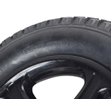 Close-up of the 12-1/2x2-1/4 Solid Urethane Rear Wheel Assembly for Drive Cirrus Plus EC Power Chair, showcasing the tire's tread and solid urethane material for flat-free performance.