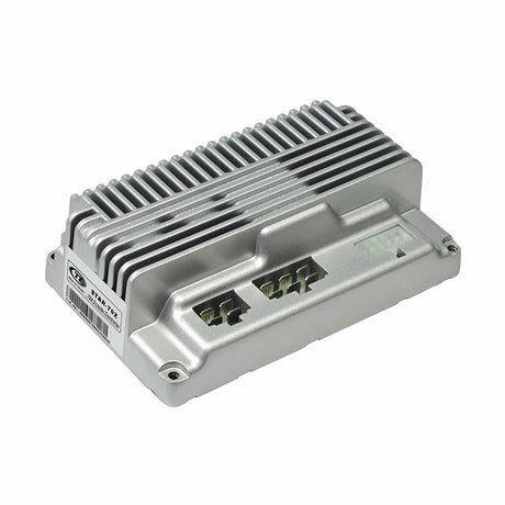 70 Amp CTE Controller for Drive Medical Phoenix 3 & 4 Scooters; a silver electronic device with multiple ports and a white label.