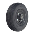 8x2 (200x50) front caster wheel for the Drive Sentra EC Heavy Duty Bariatric Wheelchair, featuring a close-up of the black tire with a metal center.