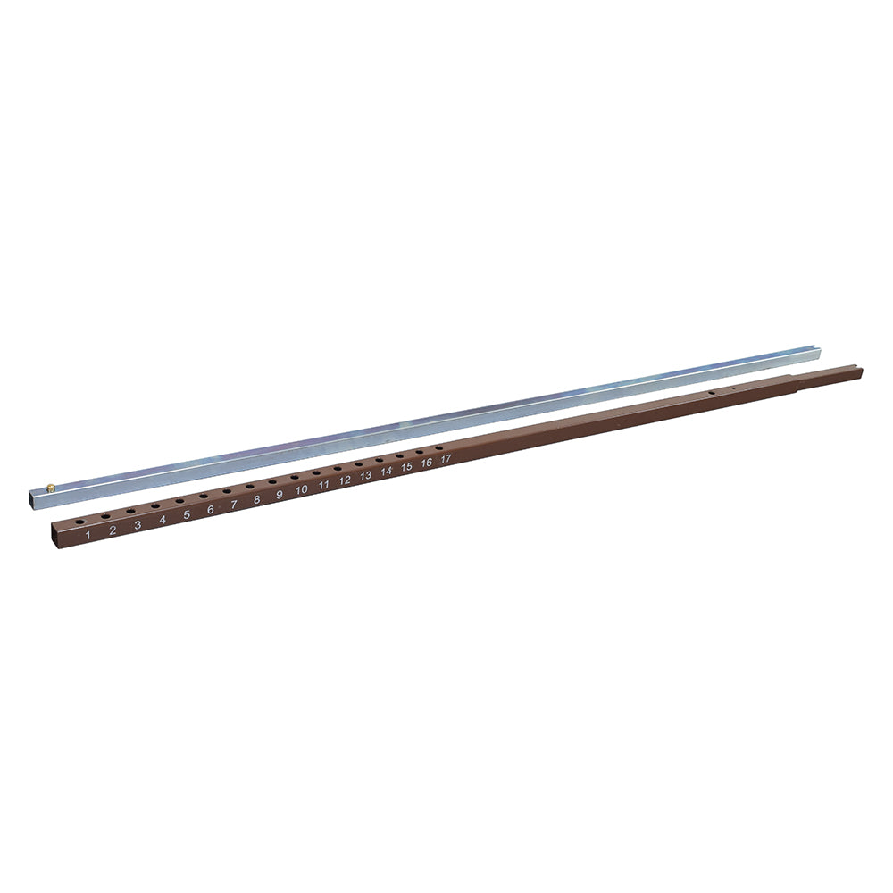 Hi/Low Drive Shaft for Drive Medical Hospital Beds (15005S) (Blemished) - a long metal rod marked with numbers, used for transferring rotation to raise or lower the bed.