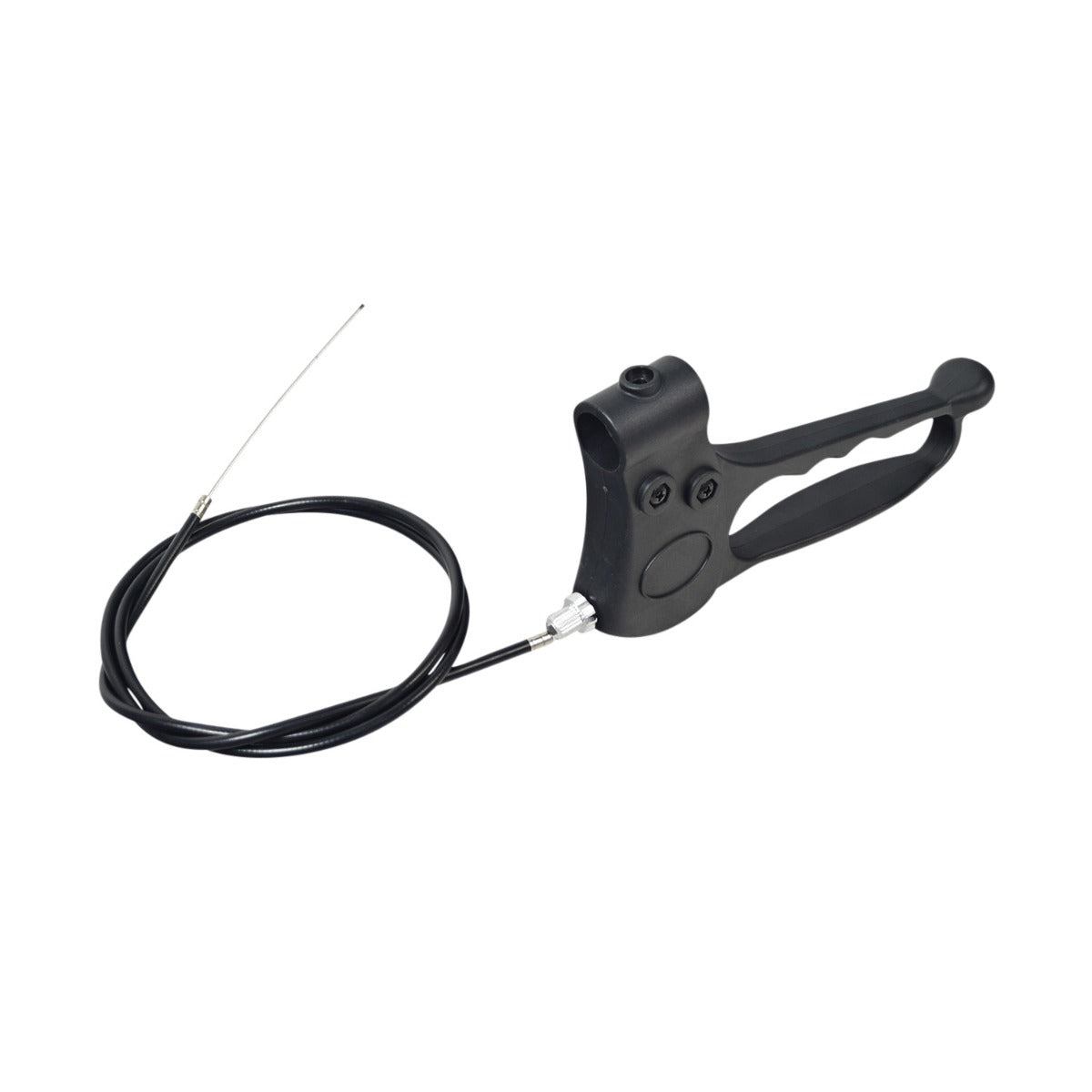 Hand Brake with Cable for Drive Medical Rollators, featuring a black handle and attached cable, compatible with multiple rollator models. Ensure compatibility before ordering.