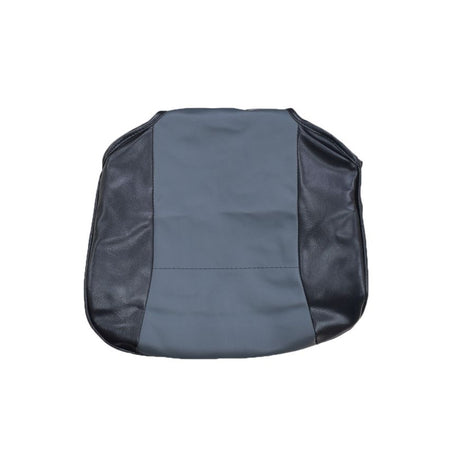 17 x 15 Seat Base Cover for the Drive Medical Spitfire Scout (SFSCOUT3/SFSCOUT4), shown as a black and grey vinyl cushion, highlighting its durable, removable design tailored for mobility scooter seats.