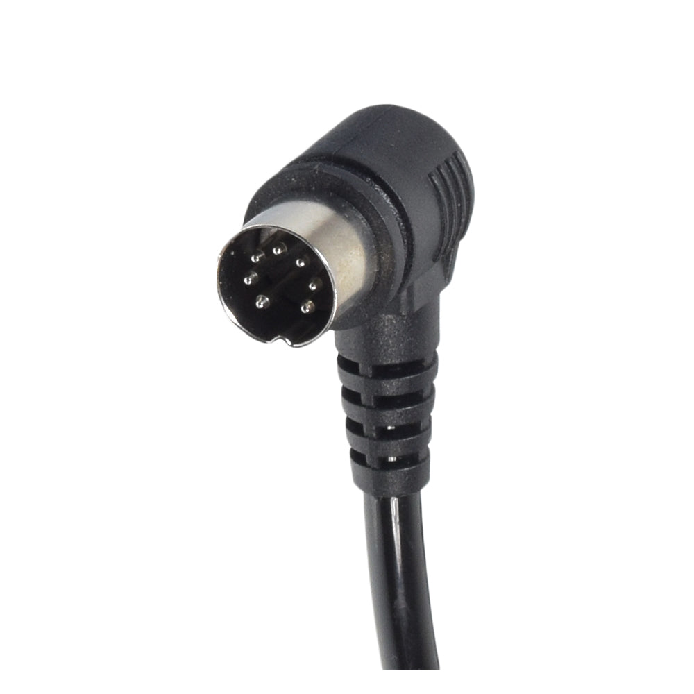 6 Button 7-Pin Hand Control Pendant for the Drive Medical Ultra Light Delta Bed (15033 & 15235), featuring a close-up of the black cable with a round connector end and a plug.