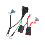 Charger Harness for Drive Medical Spitfire Scout and Scout DST series, featuring a group of attached electrical wires with connectors, crucial for maintaining your scooter or power chair’s functionality.