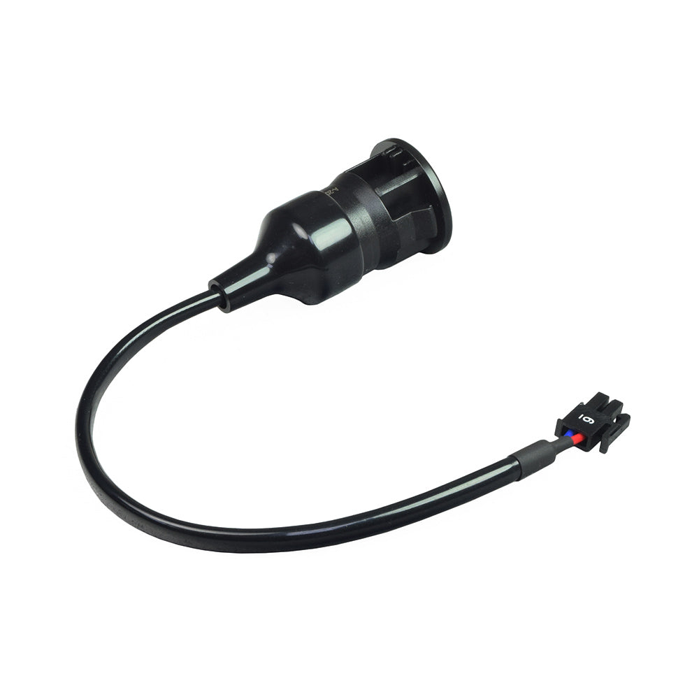 Key Switch for the Drive Medical Maverick, featuring a black cable with a plug and plastic cap, essential for replacing failed switches to ensure your scooter powers on effectively.