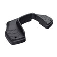 Extended Foot Shroud for the Drive Medical Phoenix HD, showcasing a black plastic object with a zigzag pattern and curved edge, designed for scooter or power chair compatibility.