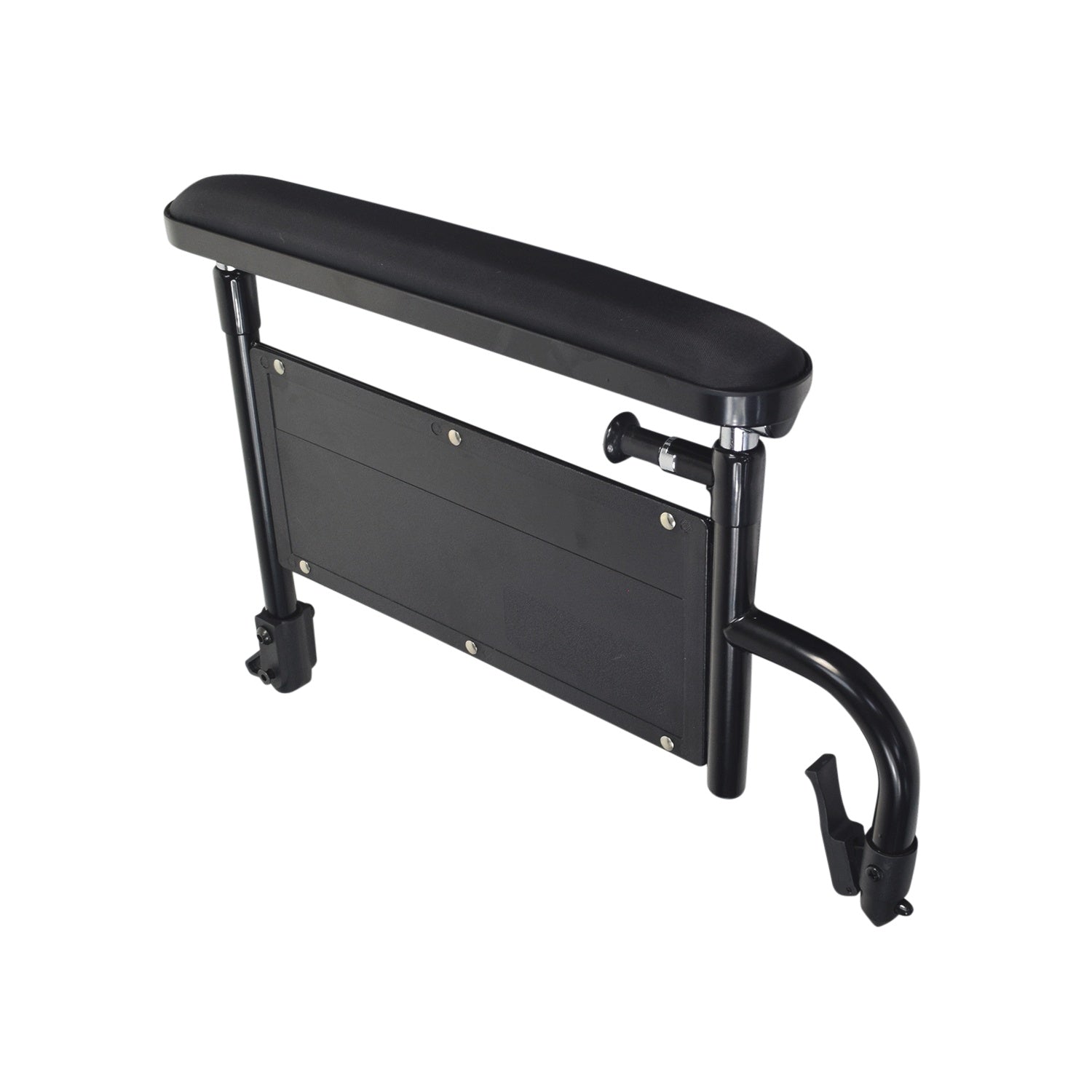 Right Armrest Assembly for the Drive Medical Cirrus Plus EC Folding Power Chair (CPN), featuring a black armrest with visible screws and metal components.