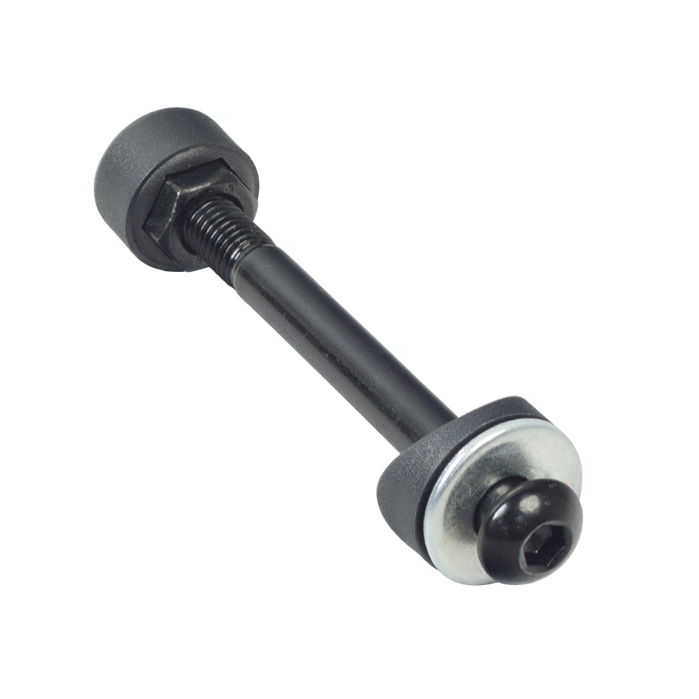 6 Caster Wheel for the Drive Medical Rollator (R726 & R800), features a black metal bolt with a nut and a round head, suitable for all four caster positions.