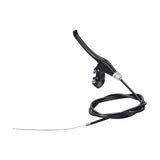 Hand Brake with Cable compatible with Drive Medical Adult Knee Walker (796), featuring a black brake lever and handlebar with an attached cable, shown in a close-up view.