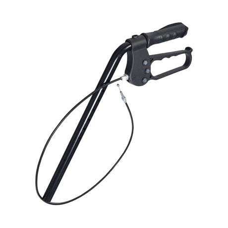 Left Handlebar Brake Assembly for Drive Medical Bariatric Rollator (10216), featuring a black handle attached to a cable, essential for maintaining scooter or power chair functionality.