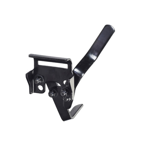 Drive Medical / Invacare Style Push to Lock Brake Set for Wheelchairs (Set of 2), featuring a close-up of a black metal lever and bolt mechanism designed for wheelchair wheel locking.