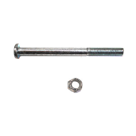 Rear Axle Bolt for the Drive Medical Go-Lite Bariatric Steel Rollator (10215), shown with a nut on a white background, essential for scooter or power chair maintenance.