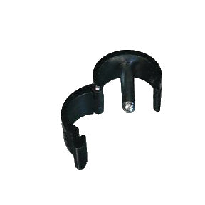 Individual Wheel Lock Clip for the Drive Medical Aluminum Rollator (728 - R728) featuring a black plastic clip with a screw, designed to secure the wheel lock mechanism.