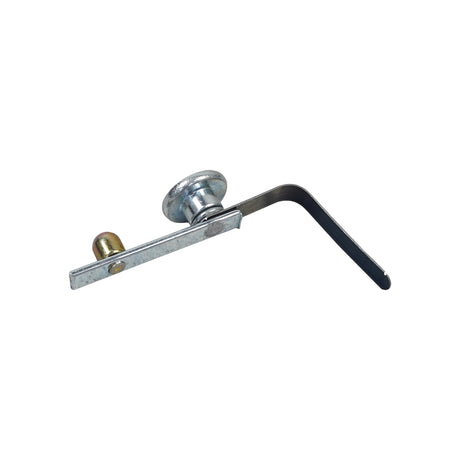 Back Release Button for the Drive Medical Go-Lite Bariatric Steel Rollator (10215): A close-up of a metal tool with a screw, featuring a detailed metal handle.