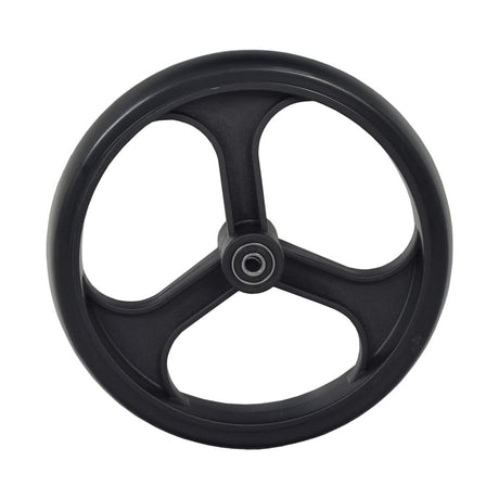 POPETPOP 2Pcs Heavy Duty Front Wheel Replacement For Wheelchairs – Wear-Resistant Caster Wheels, Stable & Quiet (Black, 7.86 Inch)