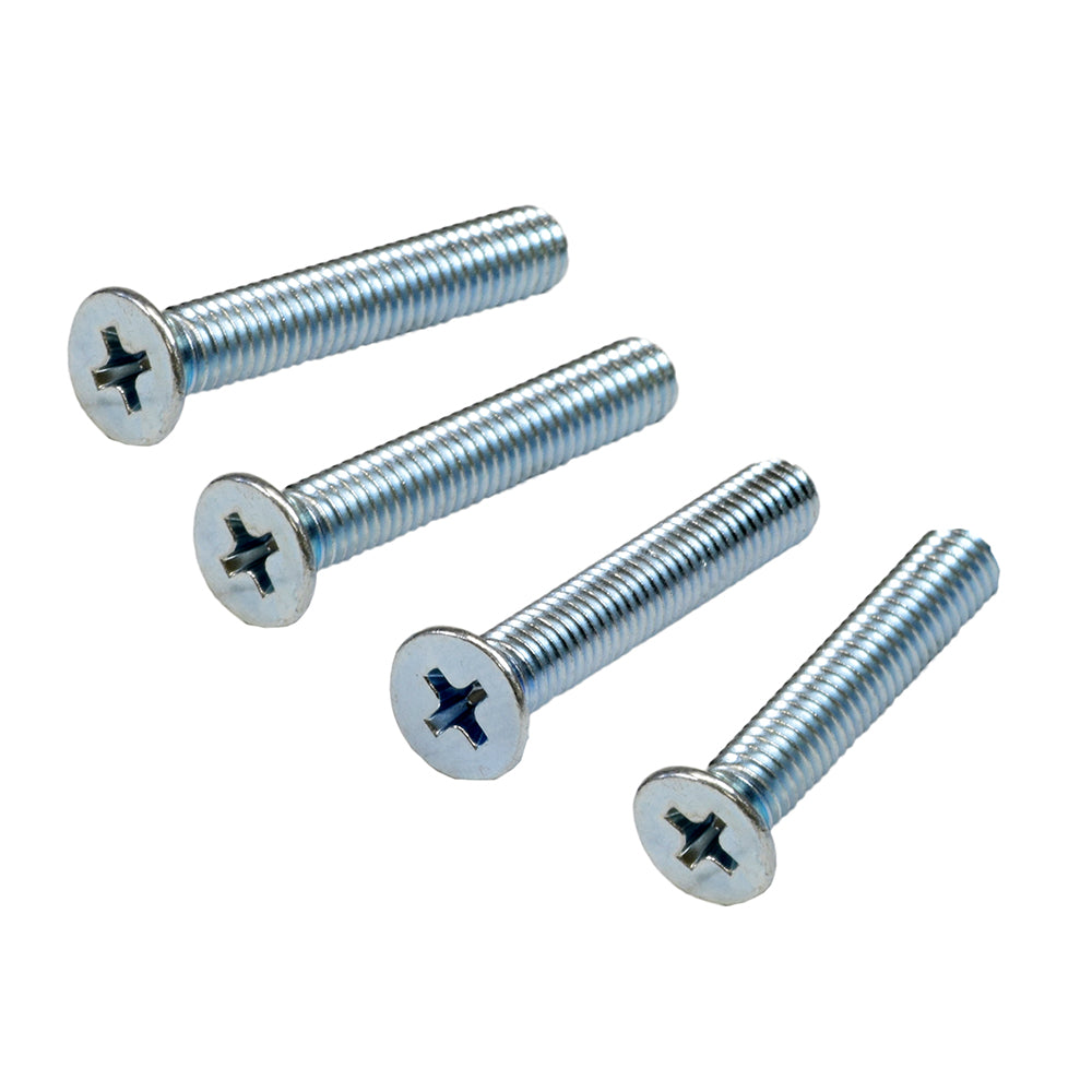 Desk Length Fabric Armrest Pads for Drive Wheelchairs and Transport Chairs (Pair), shown with a group of metal screws on a white background, indicating attachment hardware.