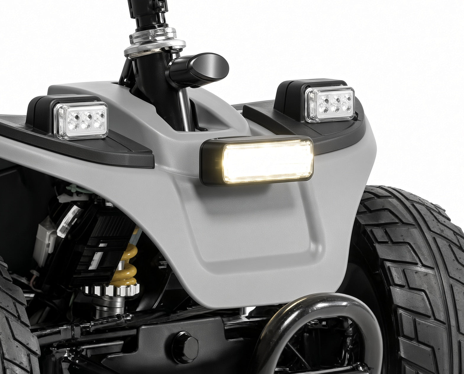 Pride DGN2203119 center LED headlight for the Baja Bandit (BA140) mobility scooter