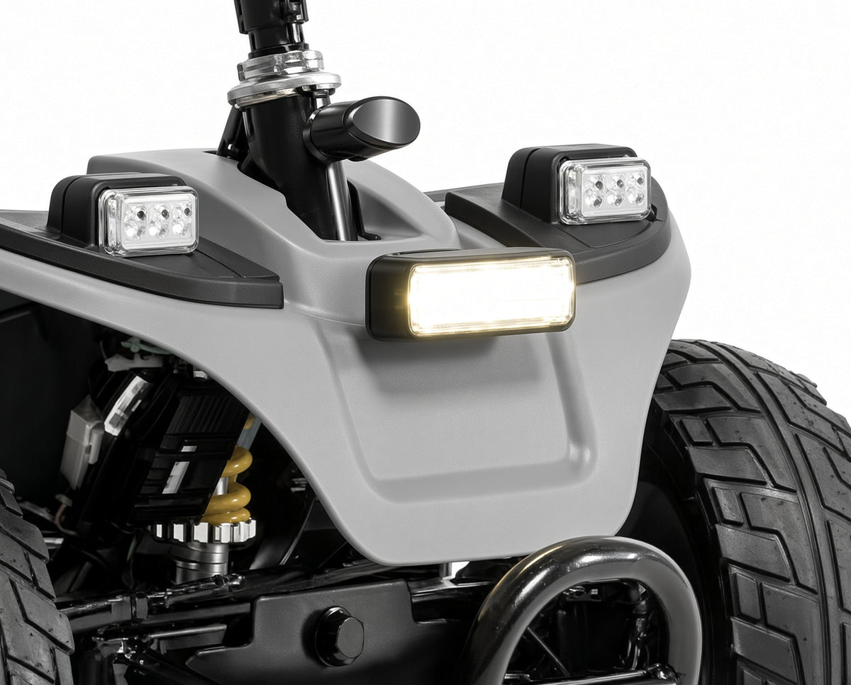 Pride DGN2203119 center LED headlight for the Baja Bandit (BA140) mobility scooter