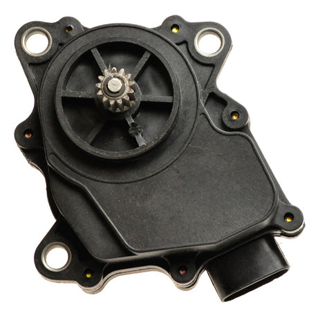 Divided Move Assembly for the Baja Wilderness 400 (WD400-U) ATV, a black plastic device with a metal circular wheel, essential for the gearshift assembly.