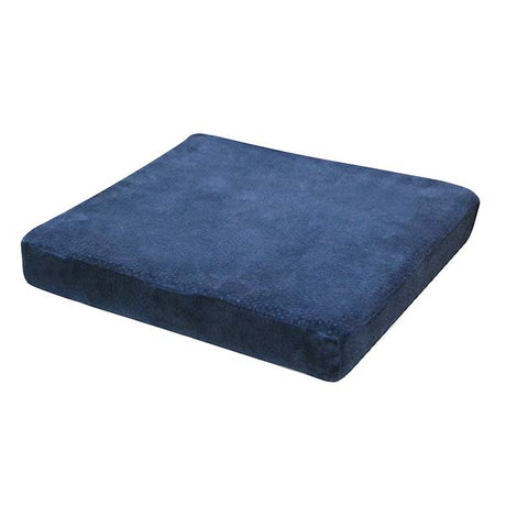 Drive Medical 3 Foam Cushion for Wheelchairs and Power Chairs, featuring a premium foam rectangle with a durable, machine-washable jacquard cover, displayed against a plain background.