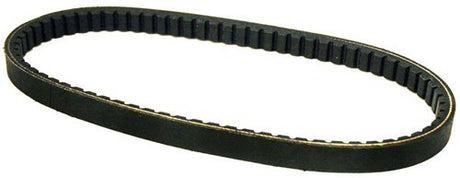 Drive Belt for the Baja Blaster (BB65) & Sand Dog (SD65) Go-Karts, featuring a black belt with a yellow band, designed to replace the original 735-19.1 belt.