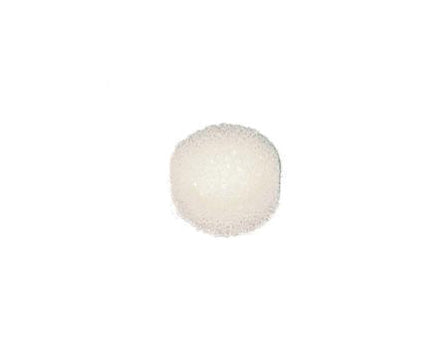 Filters for Drive Medical 18000 Series Nebulizers (Pack of 10) shown as a set of small, white foam balls used for filtering impurities in compatible nebulizer models.