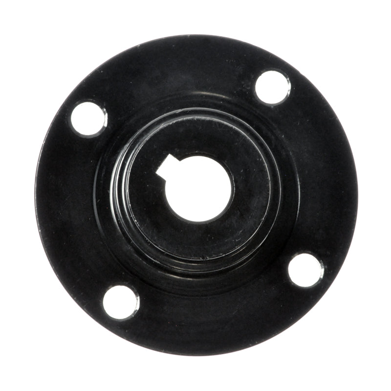 Drive Wheel Hub for the Jazzy 614, featuring a black circular design with multiple holes, essential for attaching the rim to the axle. Ideal for Jazzy 614, Jazzy 614 HD, and Quantum 614 models.