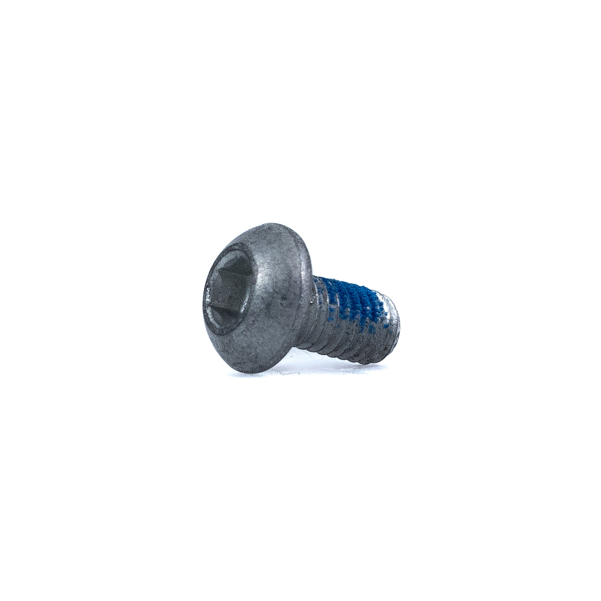 Close-up of M5x.80 Course Thread Machine Screw for Electric Scooters and E-Bikes, essential for securing brake rotors, compatible with models like ANCHEER, HeyBike, and Swagtron.