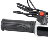 6-Wire Hand Throttle & Grip Set for the Jetson® Bolt Folding Electric Bicycle, featuring a black and silver handlebar with a prominent red button, suitable as an aftermarket replacement part.