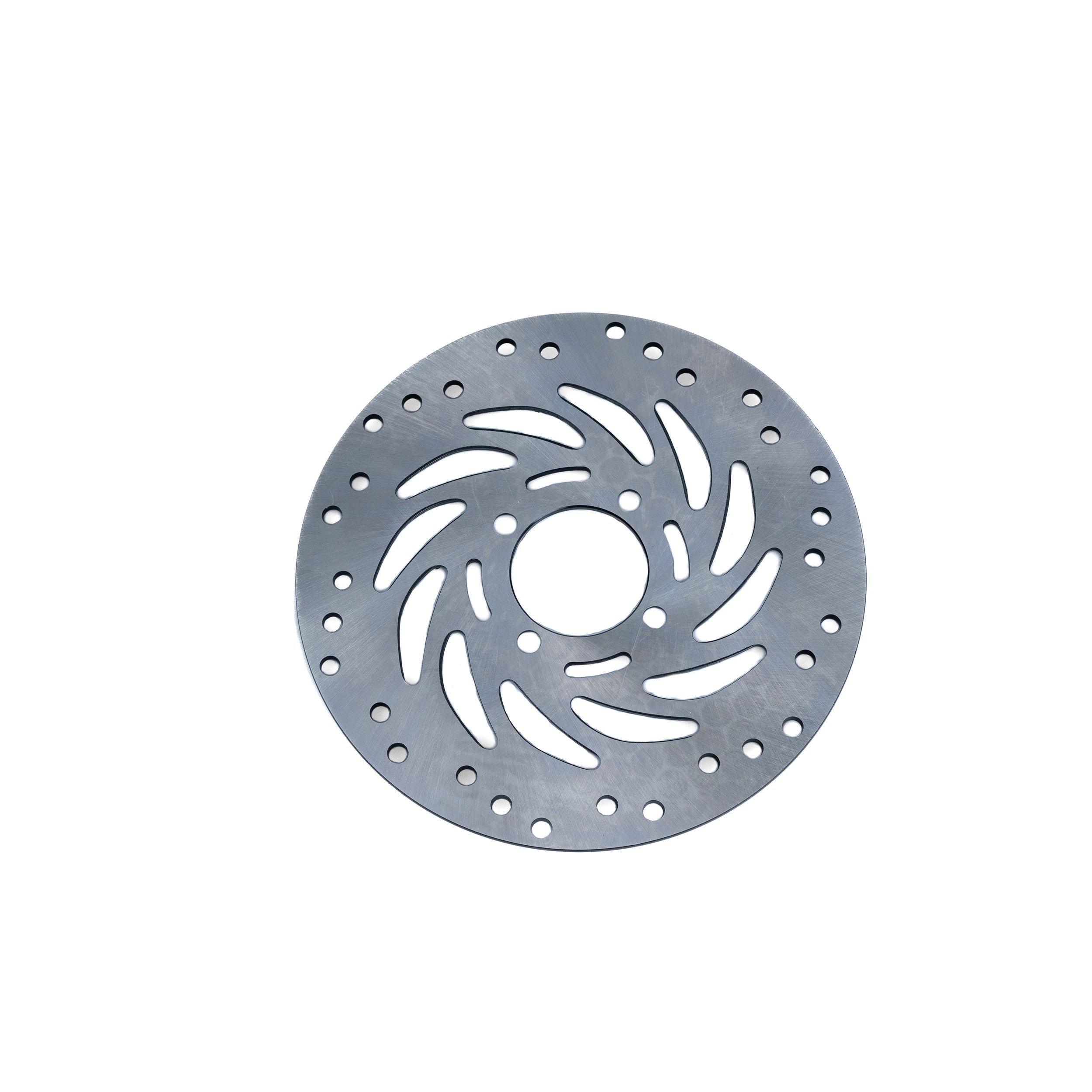 Rear Brake Rotor Disc for the Coleman AT200-B ATV, a circular metal object with multiple mounting holes and a central hole, essential for optimal braking performance.