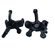 Spindle Wheel Mount Set (Left & Right) for the Coleman AT200-B ATV, featuring black metal spindles with multiple holes, a 3-9/16 stud, and M14-1.50 thread.