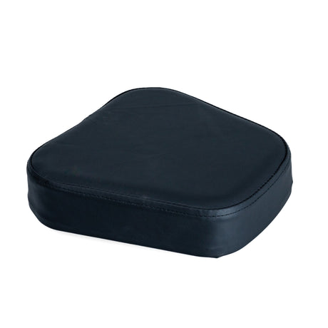 Backrest Base Board for the Coleman AT200-B ATV featuring a black cushioned pad with visible stitching and four mounting studs. Ideal for enhancing ride comfort by reducing bouncing and jarring.