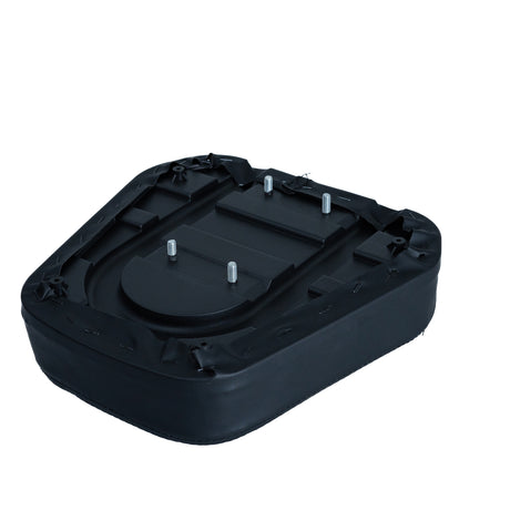 Backrest Base Board for the Coleman AT200-B ATV, featuring a black plastic surface with visible screws and mounting studs, designed for added cushion and stability.