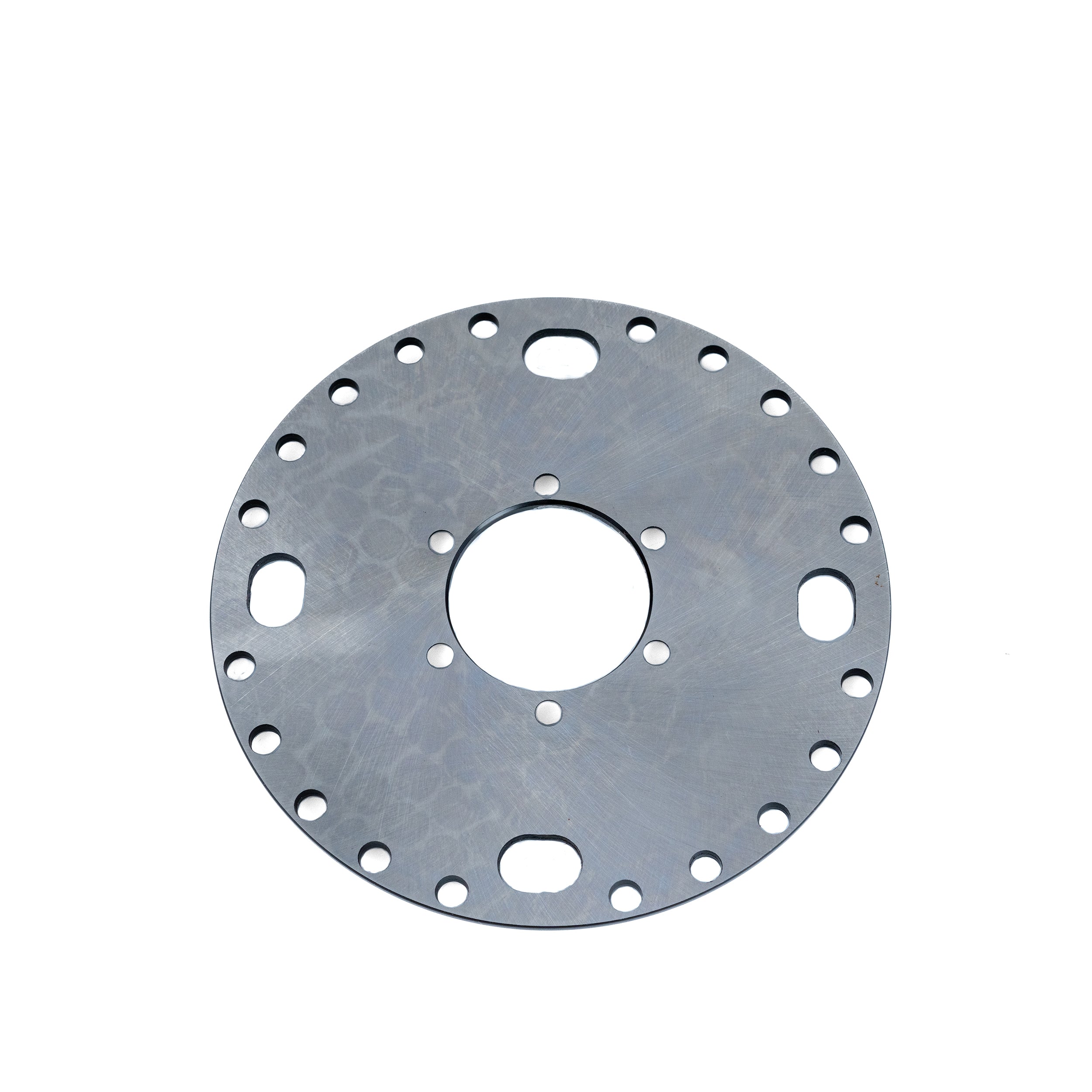 Front Brake Disc for the Coleman AT200-B ATV: A circular metal disc with six mounting holes around a 1-7/8 center hole, designed as a steel replacement for the ATV's braking system.