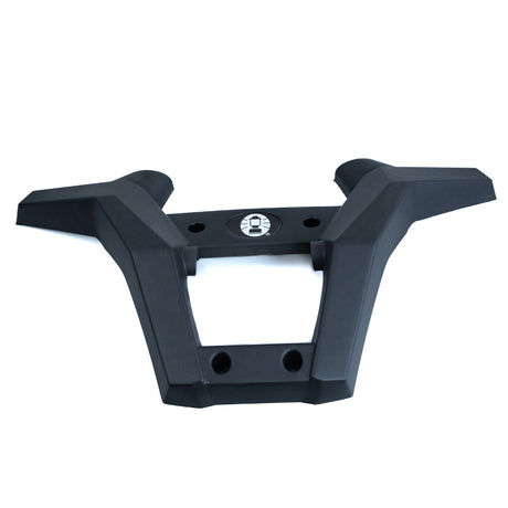 Front Bumper Guard for the Coleman AT200-B ATV, a black plastic cover designed to protect the front of the ATV, featuring mounting points for easy installation.