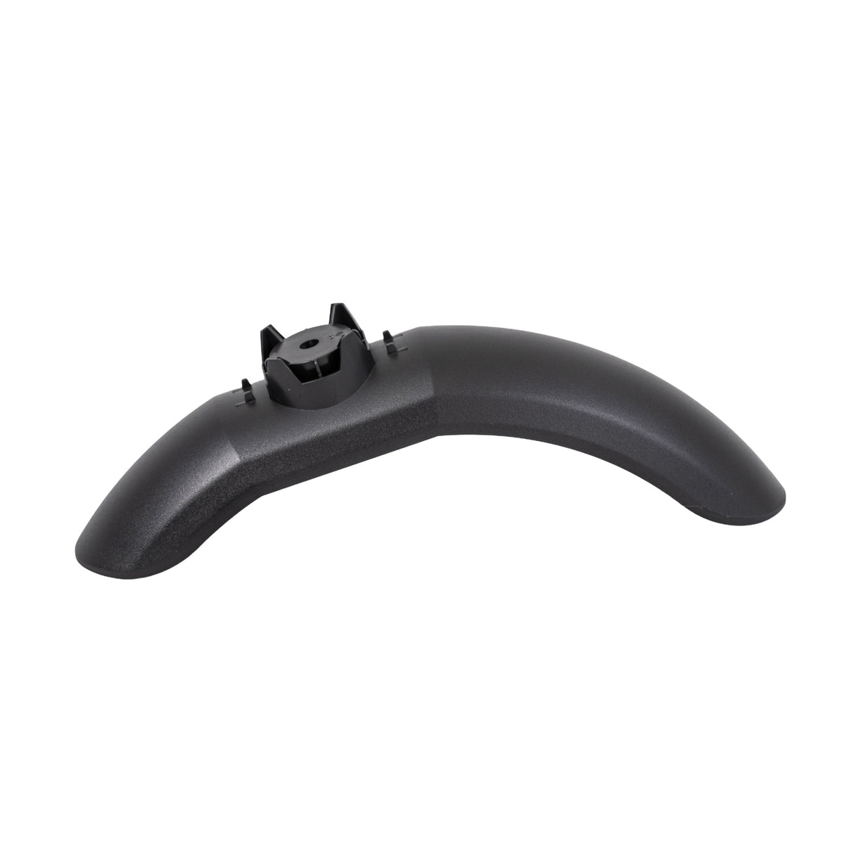 Front Fender for the Ninebot MAX G30 Scooter, showing a black plastic object with a screw and handle, designed to prevent mud and water splashes.