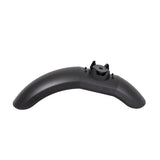 Front Fender for the Ninebot MAX G30 Scooter, featuring a sturdy black plastic construction with a handle and screw hole, designed to prevent mud and water splashes on your legs.